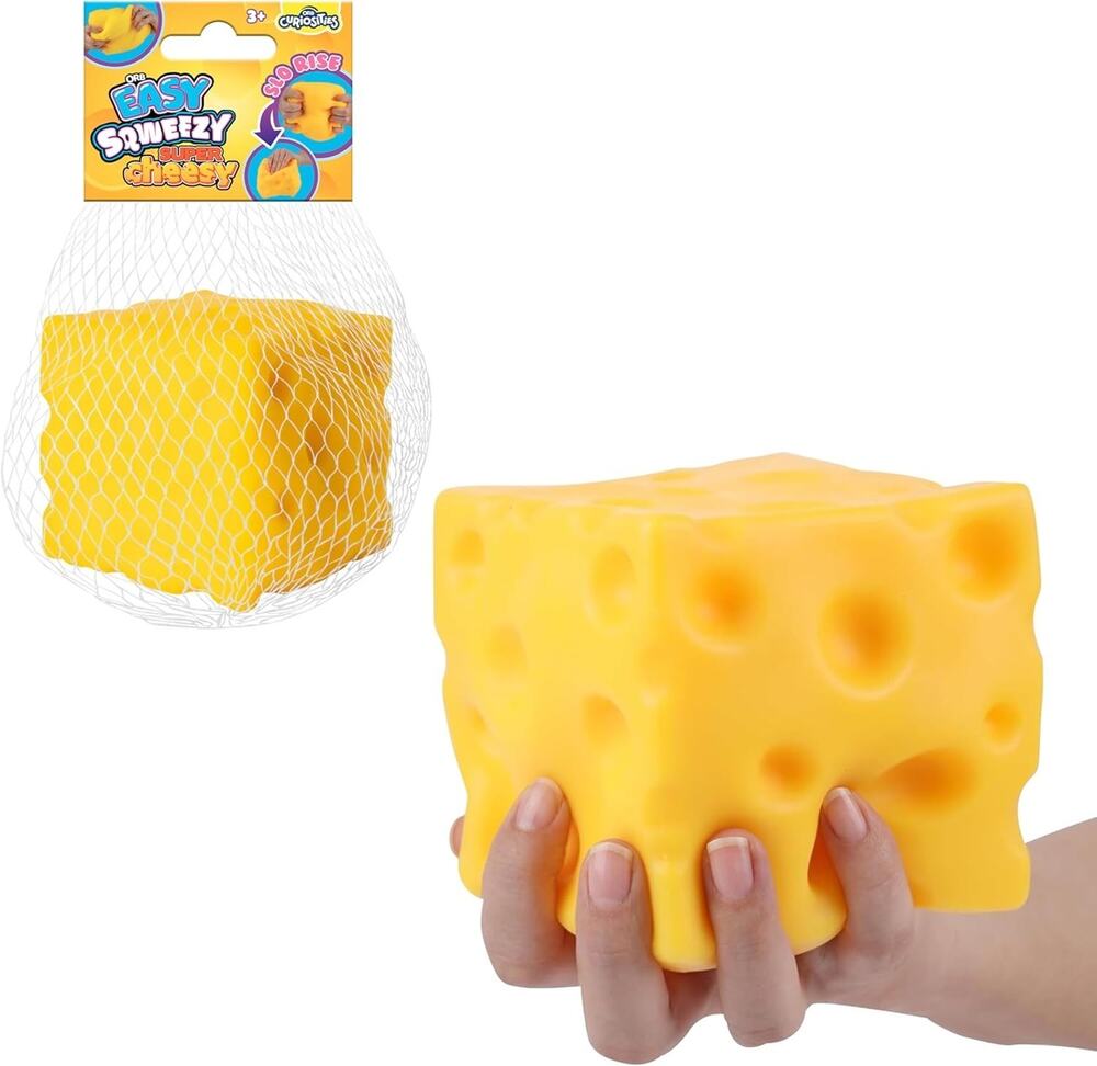 🔥ORB Easy Sqweezy Super Cheesy Squeeze Squishy Slow Rising Sensory BNWT🔥
